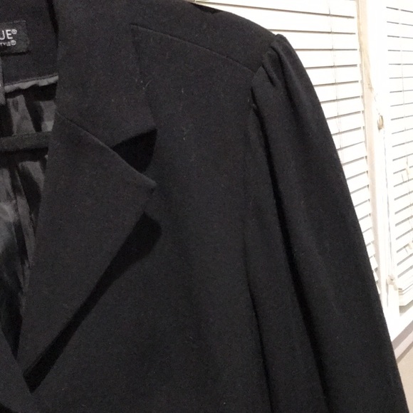 Dialogue Women Blazer Suit Jacket Size 10!in Black - Picture 3 of 12